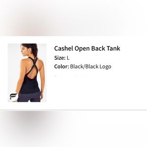 COPY - Fabletics Cashel Open Back Tank